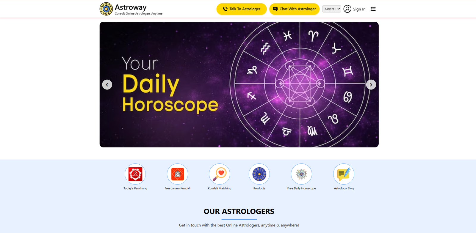 AI Astrology web and app